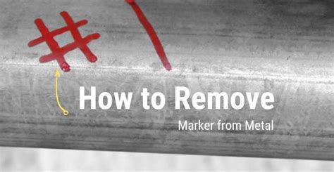 How to Remove Permanent Marker from Metal